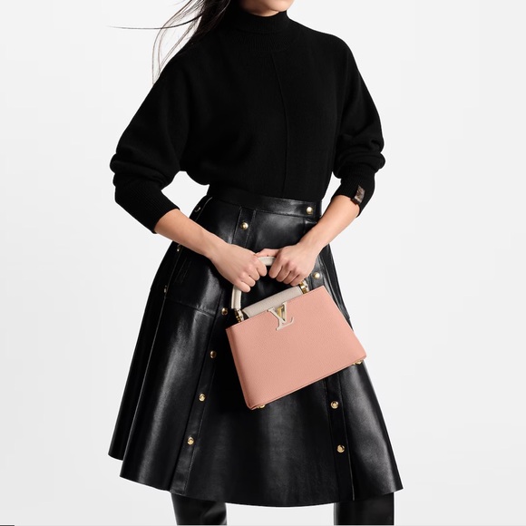 Louis Vuitton Capucines BB - Rose Trianon / Greige - Picture 3 of 17